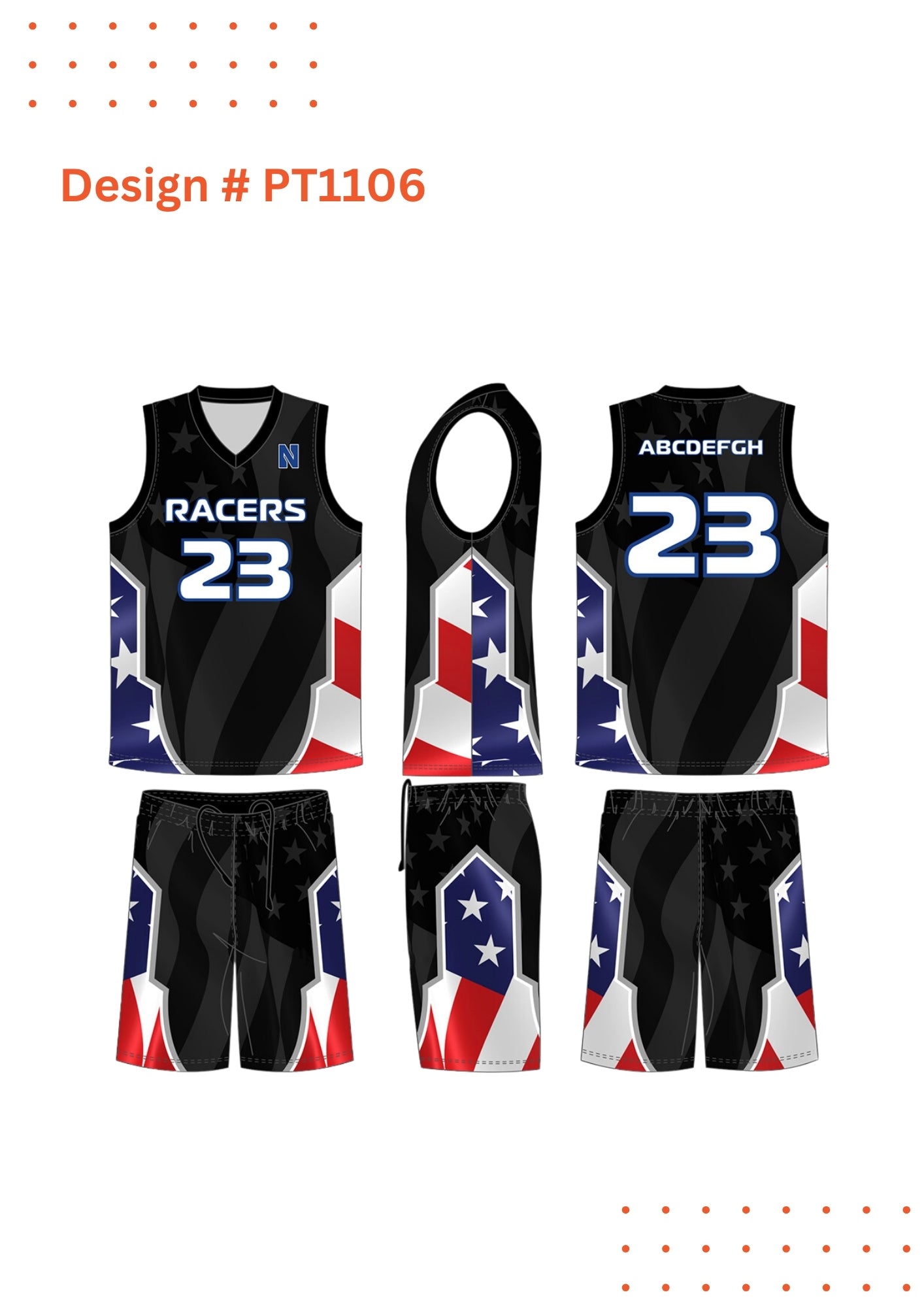 Custom Basketball Uniforms – Mockup Designs